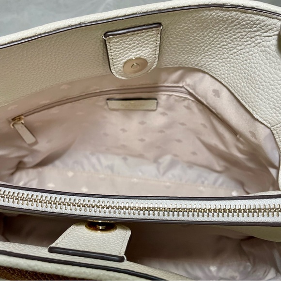 Kate Spade Jackson Straw Triple Compartment Shoulder Bag, EUC - Picture 11 of 16